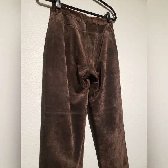 Suede Eddie Bauer Straight Leg Pants - Picture 2 of 3